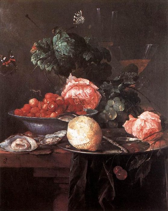 Still Life With Fruits 1652. Jan Davidsz De Heem