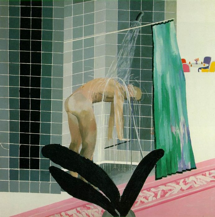 shower-beverly-hills. David Hockney