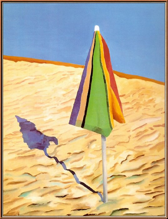 Beach Umbrella. David Hockney