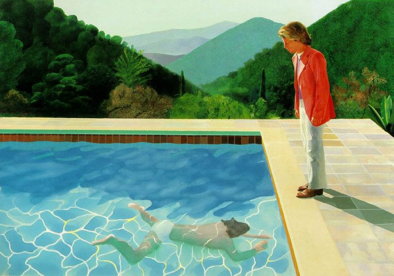 pool-2-figures. David Hockney