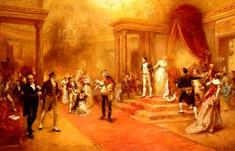Hillingford Robert Alexander The Disaster At The Ball Given By The Austrian Embassy In Paris 181. Роберт Александр Хиллингфорд