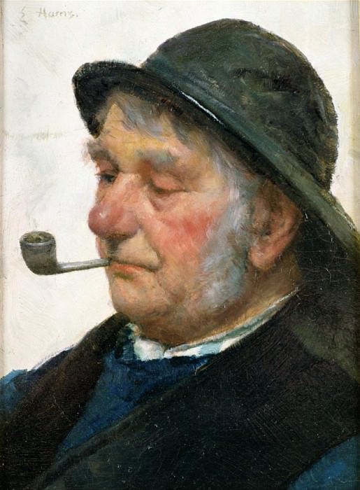 A Quiet Pipe. Edwin Harris