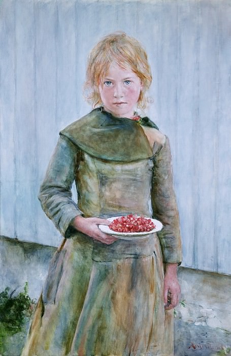 Strawberry Girl. Hans Olaf Heyerdahl