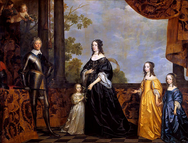 Принц Оранжский с семьей, 1647. Герард ван Хонтхорст