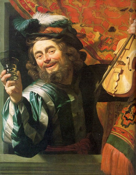Веселый скрипач. Герард ван Хонтхорст