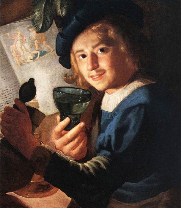 Young Drinker. Gerard van Honthorst