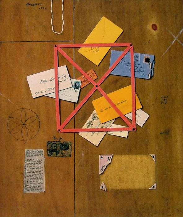 The Artists Letter-Rack. William Michael Harnett