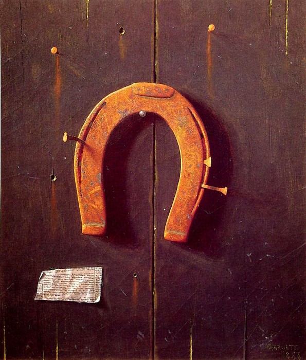 The Golden Horshoe. William Michael Harnett