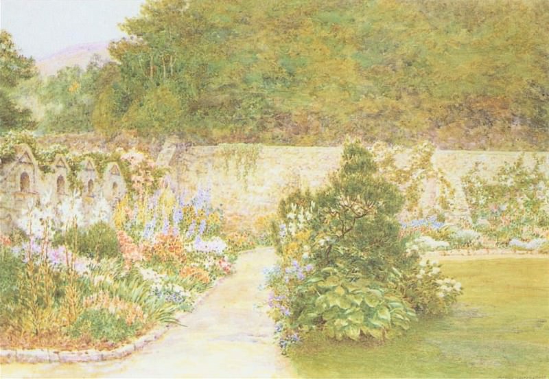 The Walled Garden. Arthur Hughes