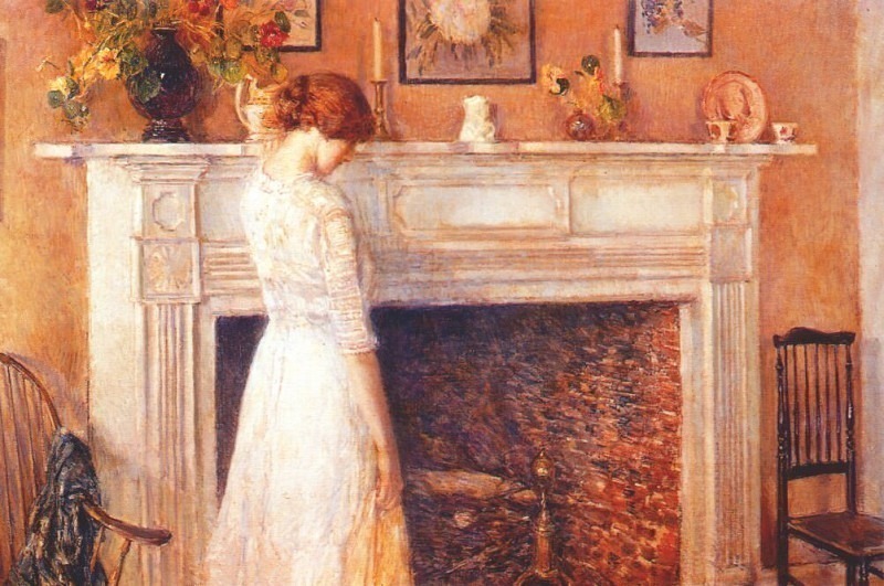 in the old house. Childe Frederick Hassam