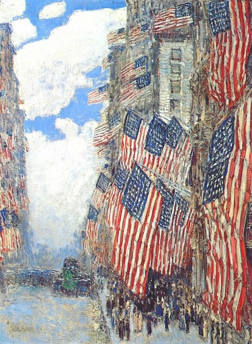 the fourth of july 1916. Childe Frederick Hassam
