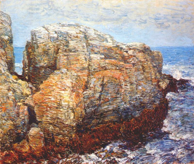 sylphs rock, appledore 1907. Childe Frederick Hassam