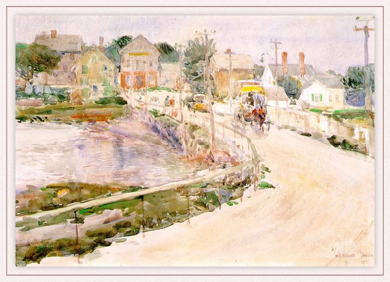 At-Gloucester. Childe Frederick Hassam