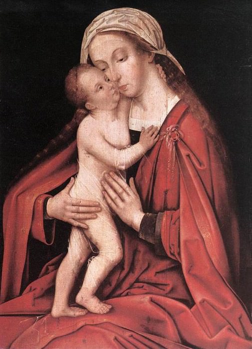 Virgin And Child. Hans The Elder Holbein