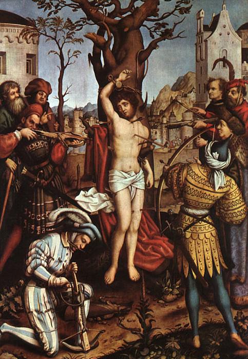 The Martyrdom Of Saint Sebastian. Hans The Elder Holbein