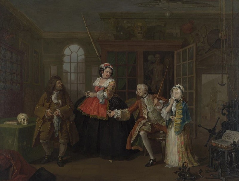 Marriage A-la-Mode 3: The Inspection, William Hogarth