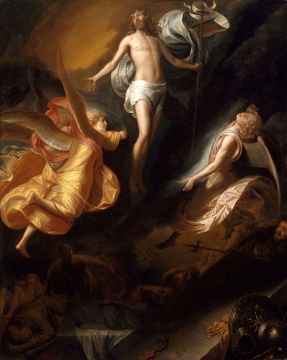 Resurrection of Christ. Samuel Dircksz Van Hoogstraten