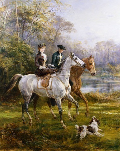 A Ride in the Park by Heywood Hardy. Heywood Hardy
