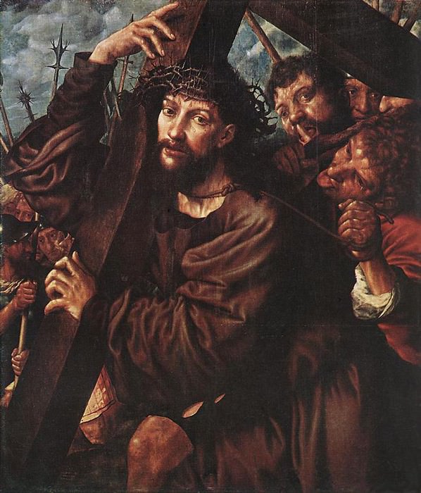 Christ Carrying The Cross. Jan Sanders Van Hemessen