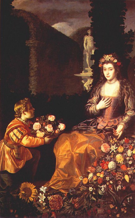 van der hamen offering to flora 1627. Van Der Hamen