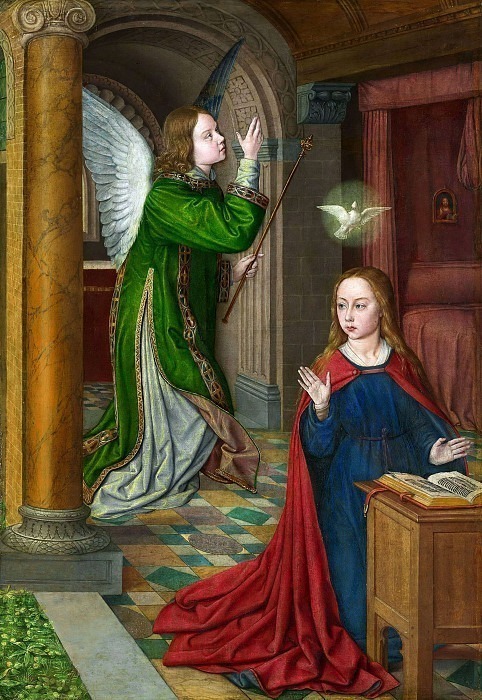 The Annunciation. Jean Hey (The Master of Moulins)