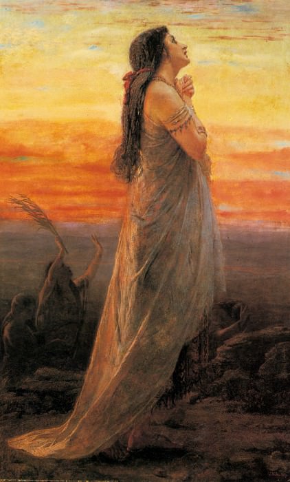 Hicks George Elgar The Lament Of Jephthahs Daughter. Джордж Элгар Хикс