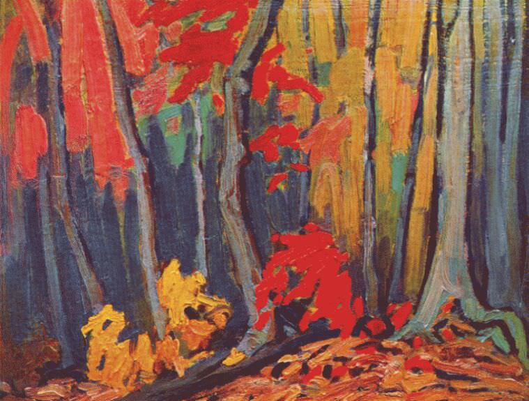 Внутри леса, Алгома, 1918. Лорен Харрис