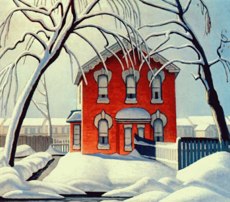 the red house c1925. Lawren Harris