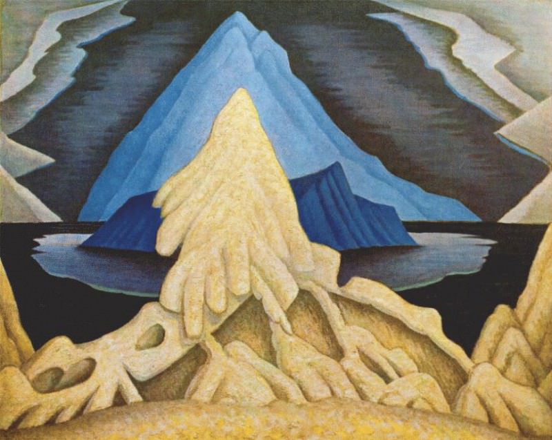 winter comes from the arctic to the temperate zone. Lawren Harris