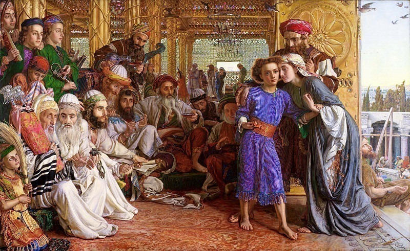 The Finding of the Saviour in the Temple. William Holman Hunt