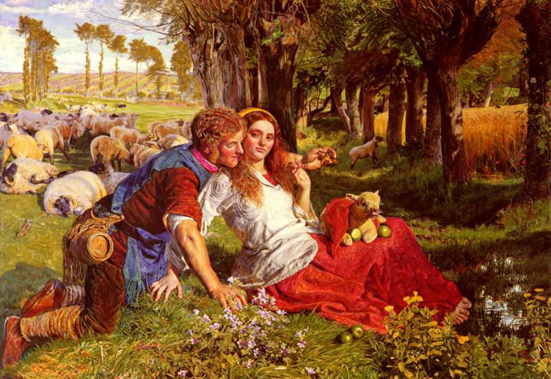 The Hireling Shepherd. William Holman Hunt