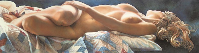 Reclining Nude. Steve Hanks
