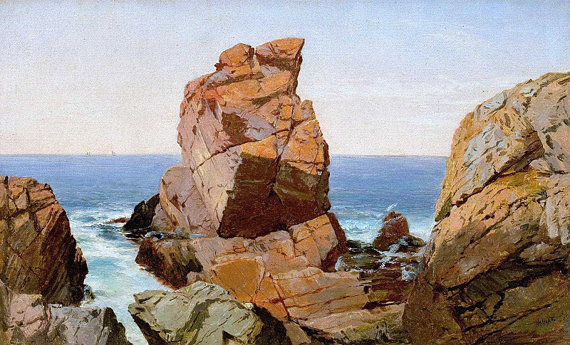 Rocks on the Shore. William Hart