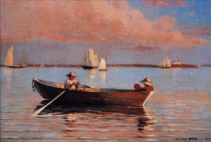 Глостерская гавань, 1873. Уинслоу Хомер