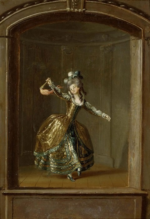 Ulrika Eleonora von Fersen (1749-1810), G. 1 von Höpken 2. von Wright. Pehr Hilleström (Attributed)