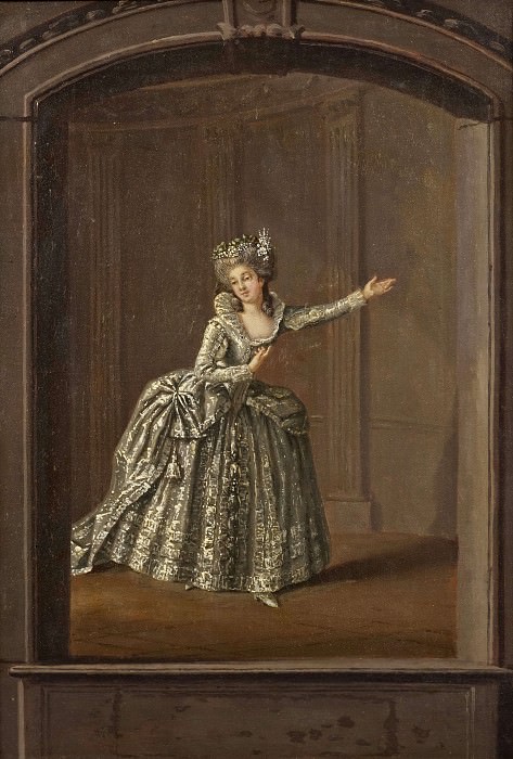 Hedvig Ulrika De la Gardie (1761-1832), married Armfelt. Pehr Hilleström (Attributed)