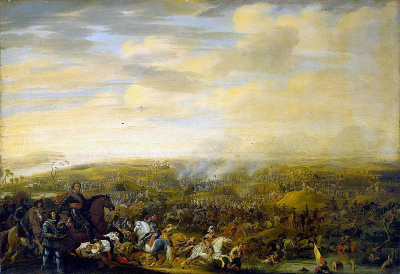 Hillegaert van Pauwels Battle at Nieuwpoort Sun. Ван Хиллегарт