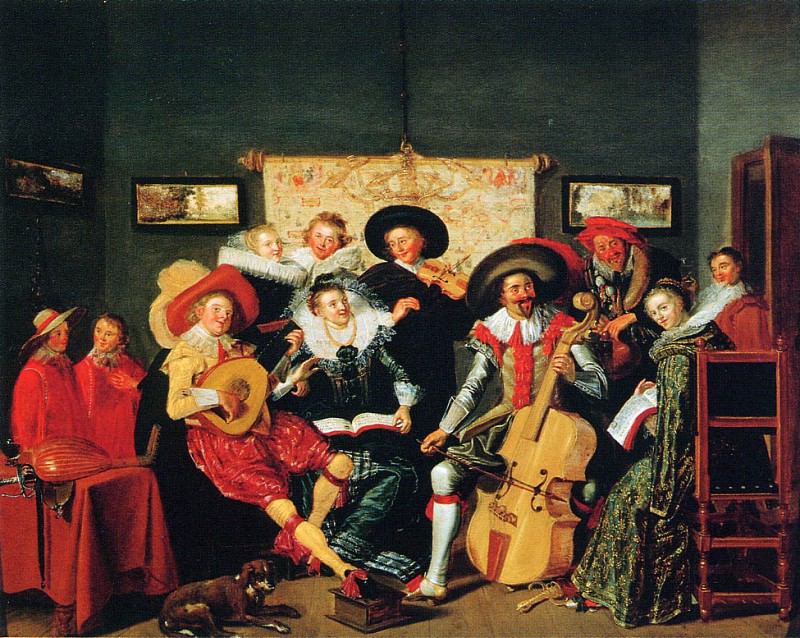A musical party. Dirck Hals