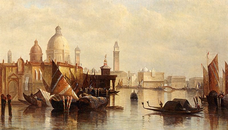 Holland James A View Of Venice. Джеймс Холланд