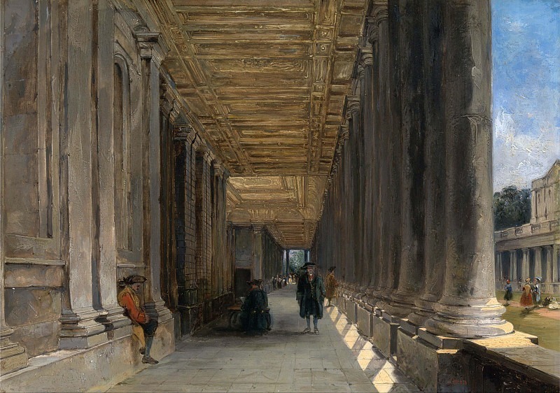 The Colonnade of Queen Mary’s House, Greenwich. James Holland