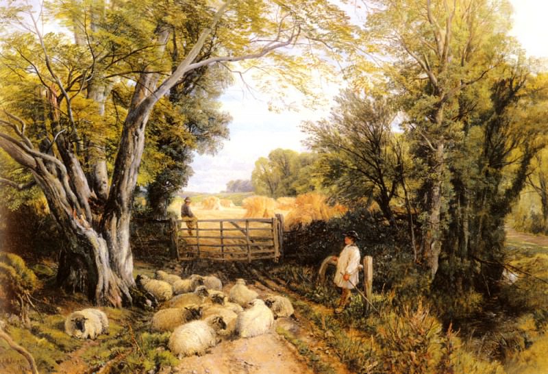Landscape In Wales. Frederick William Hulme