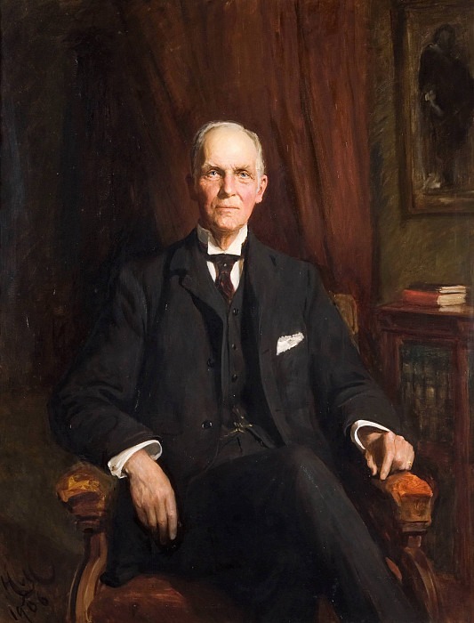 Portrait Of Sir Edward George Jenkinson (1836-1919). Hubert Von Herkomer