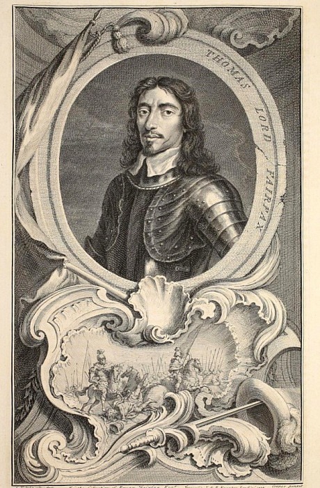 Portrait of Thomas, Lord Fairfax. Jacobus Houbraken
