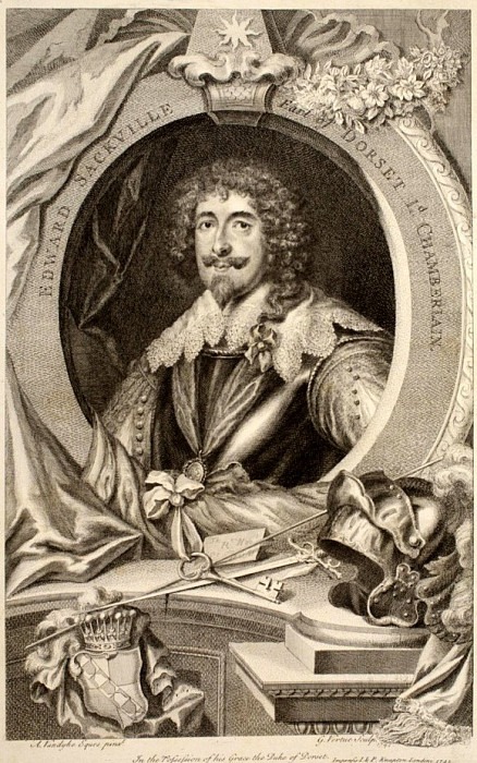 Portrait of Edward Sackville, Jacobus Houbraken