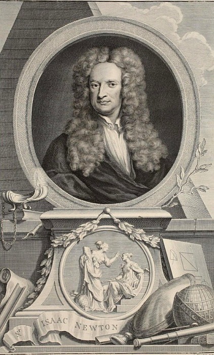 Portrait of Isaac Newton, Jacobus Houbraken