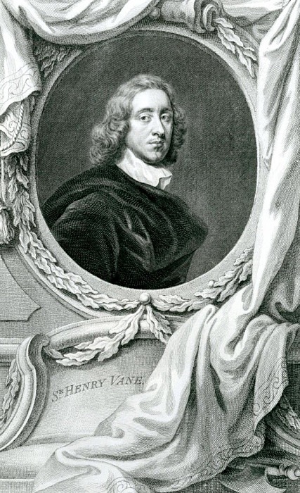 Portrait of Sir Henry Vane. Jacobus Houbraken