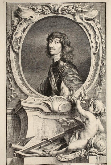 Portrait of Algernon Percy, Earl of Northumberland, Jacobus Houbraken