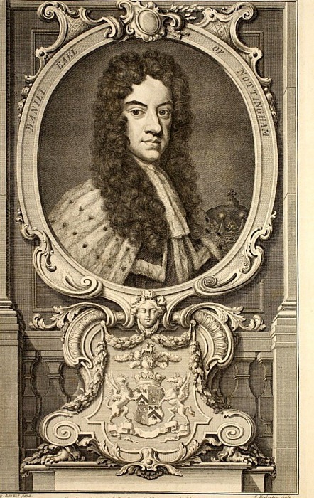 Portrait of Daniel, Earl of Nottingham, Jacobus Houbraken