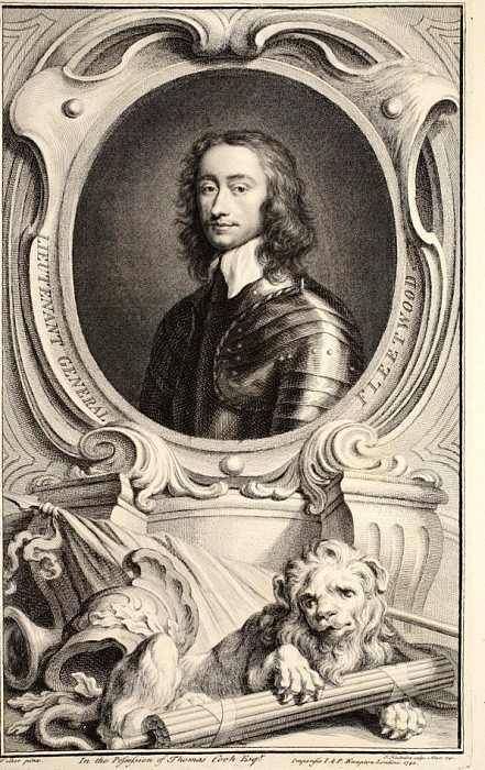 Portrait of Lt General Fleetwood. Jacobus Houbraken