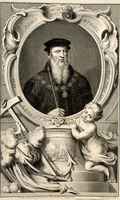Portrait of John Russell. Jacobus Houbraken